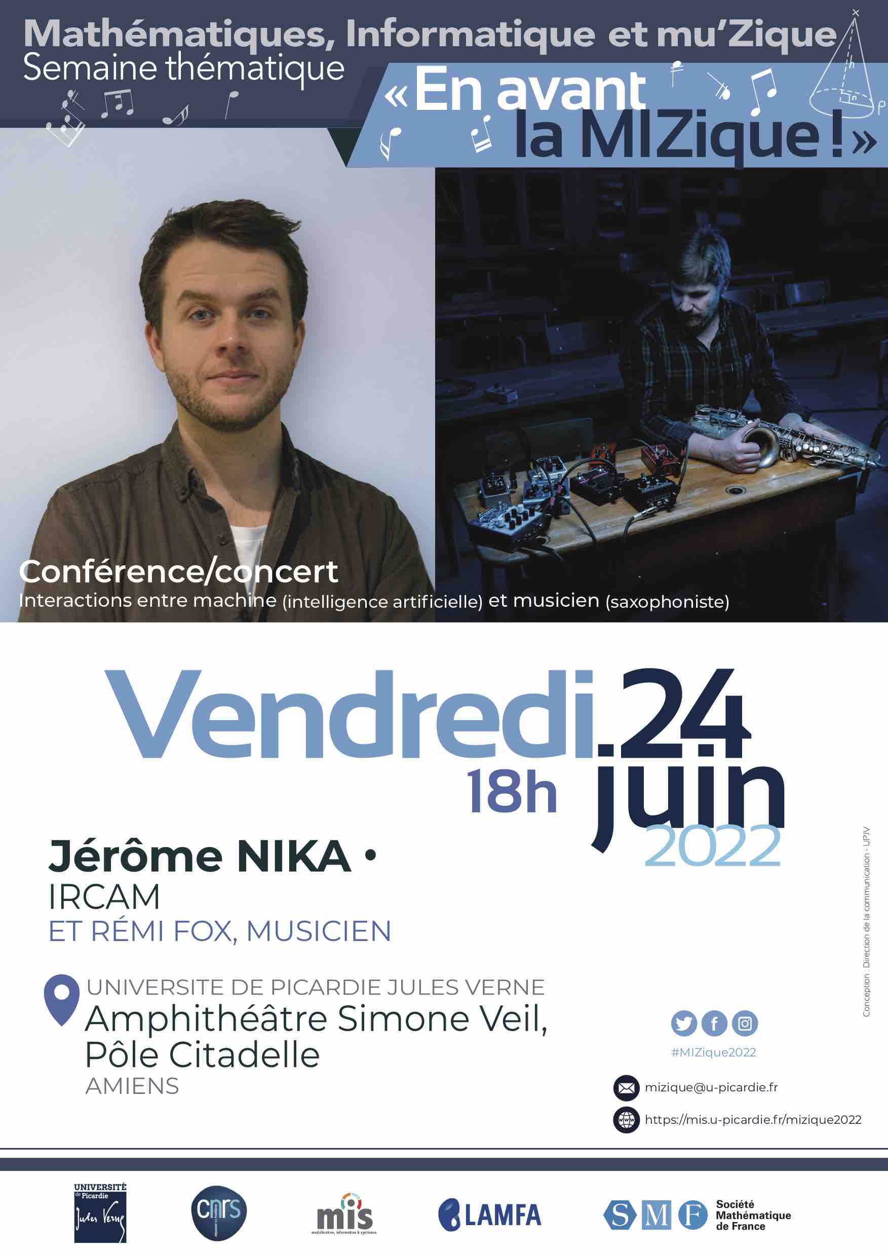 Affiche "en avant la MIZIQUE"