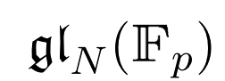 gl_N(F_p)